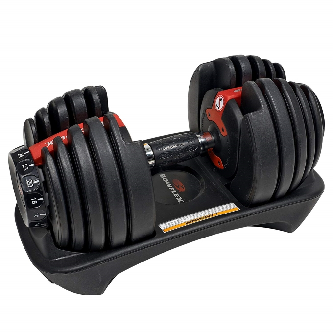 Manubrio Bowflex a Carico Regolabile Select Tech Modello 552i da 2,3 fino a 23,8 Kg main product photo