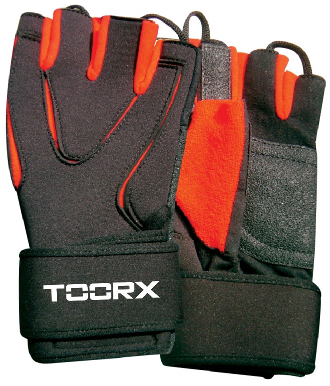Guanti da Palestra Professionali in Neoprene, Lycra e Pelle Scamosciata Toorx Taglia M main product photo