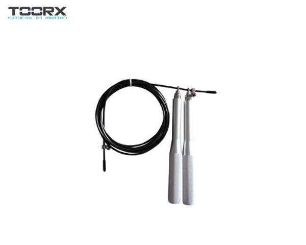 Corda Salto Veloce Professionale in Acciaio con Manopole in Alluminio Toorx Corda Salto Veloce Professionale in Acciaio con Manopole in Alluminio Toorx