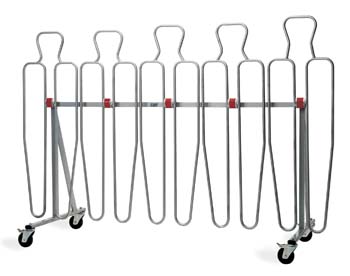 Barriera In Acciaio Zincato Con Ruote main product photo