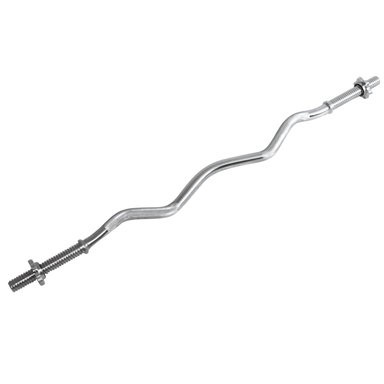 Bilanciere Curl Cromato Toorx 120 Cm Foro 25 mm Chiusura a Vite main product photo