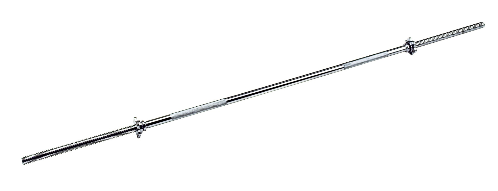 Bilanciere JK fitness  in acciaio cromato con chiusura a vite 1.80m