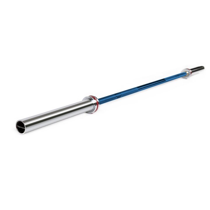 Bilanciere Olimpico Blu 220 cm foro Ø 50 mm Diamond - Carico Max 320 Kg Bilanciere Olimpico Blu 220 cm foro Ø 50 mm Diamond - Carico Max 320 Kg
