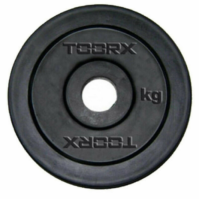 Disco In Ghisa Nero Gommato Toorx 10 Kg  Foro 25 mm main product photo