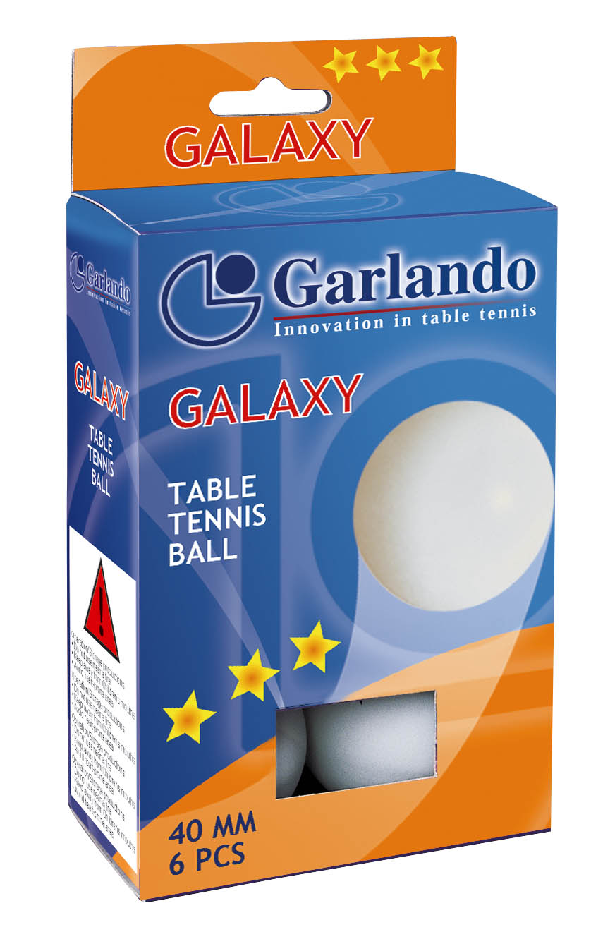 Confezione 6 Palline Galaxy Garlando ( 3 stelle )