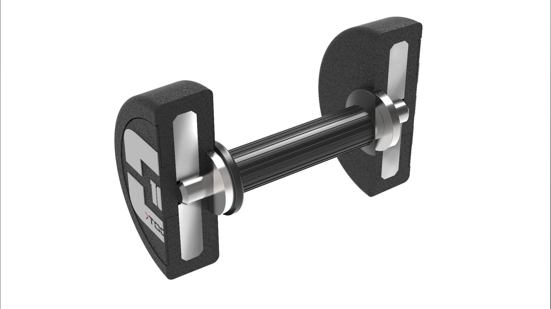 Manubri gommati con impugnatura rotante 