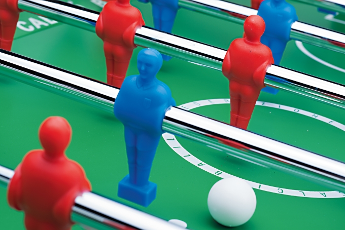 Calciobalilla Roberto Sport PRO OLIMPIC Nero Aste Rientranti - Foto 6