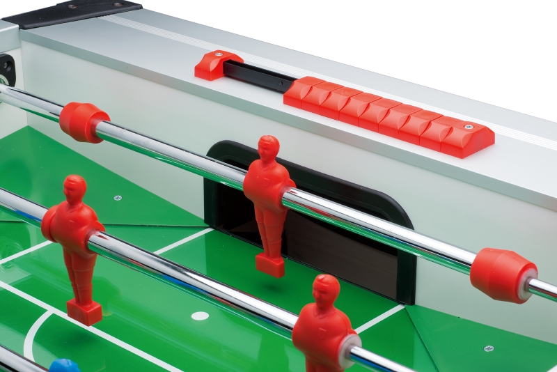 Calcio Balilla Roberto Sport Mod.li College, Family E Scout. 1399 Serie 4+4 Aste, Diam. Mm.16, Telescopiche, In Acciaio Doppia Cromatura, Mm.790 Italy Con Ometti, Molle, Boccole, Astine E Manopole Export. Lubrificante In